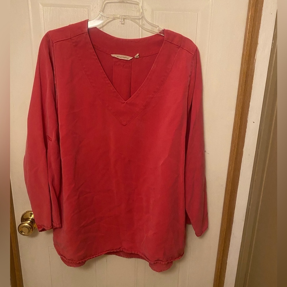 Soft Surroundings Tencel V-Neck Tunic XL